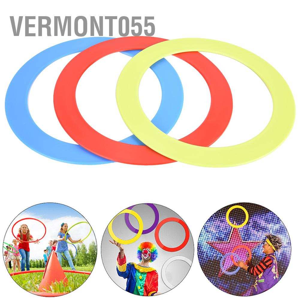 Hàng Hot 3 cái / Bộ tung hứng nhào lộn Ném vòng tay Đạo cụ quay tay Đồ chơi chú hề （Xanh đỏ vàng）Hàng giao ngayVermont055