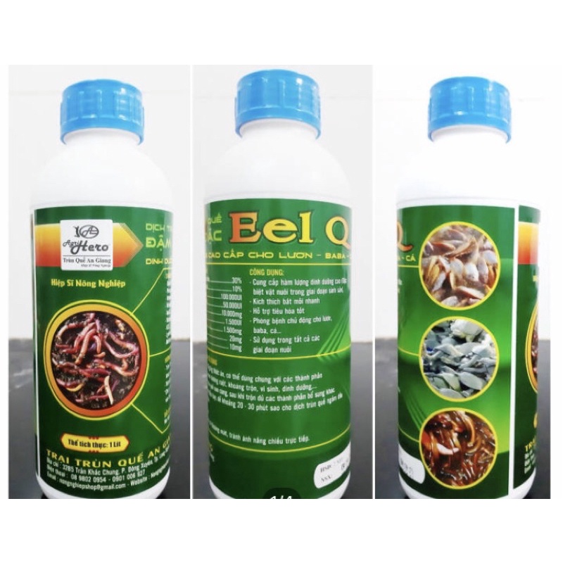 Dịch trùn quế Eel Q cho lươn