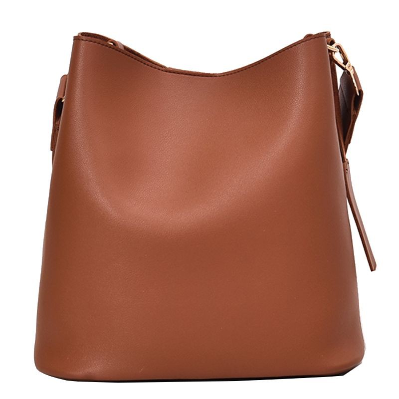 Túi xách nữ túi bucket bag da dễ nữ tính có quai xách hàng Quảng Châu - Có ảnh thật