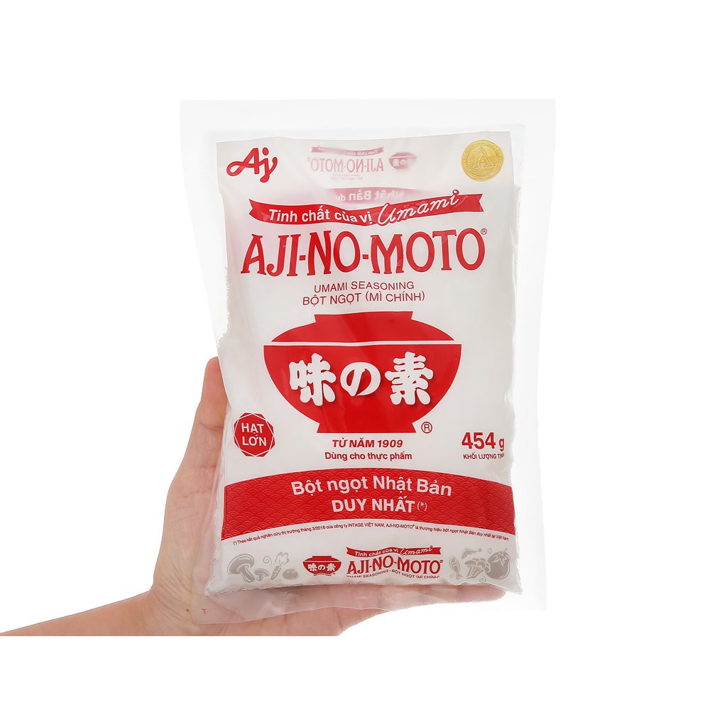 Bột Ngọt/ Mì Chính AJINOMOTO Gói 100g- 454g-1kg-1,8kg Loại Hạt Lớn