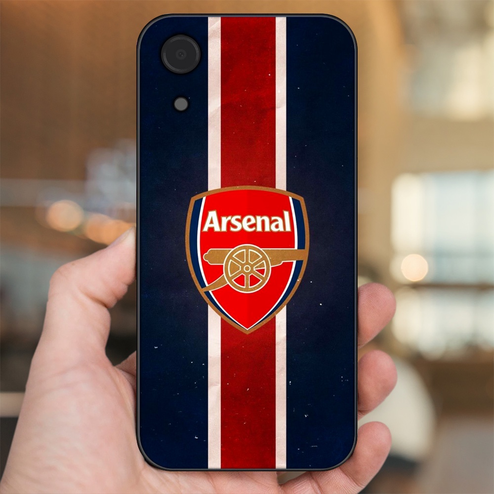 Ốp lưng Samsung A03 Core viền đen in hình Arsenal FC