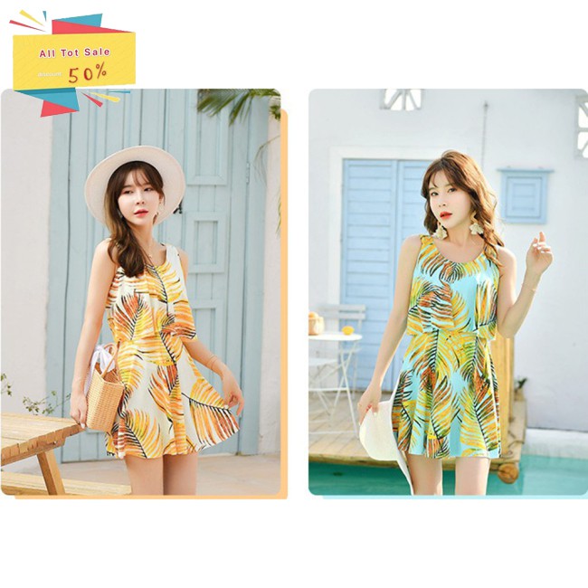 Đồ Bơi Một Mảnh Cổ Yếm In Họa Tiết Quyến Rũ Dành Cho Nữ