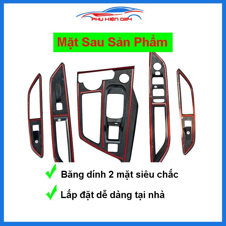 Ốp nội thất Peugeot 3008-5008 vân đá nhựa ABS bảo vệ chống trầy xước và làm đẹp xe