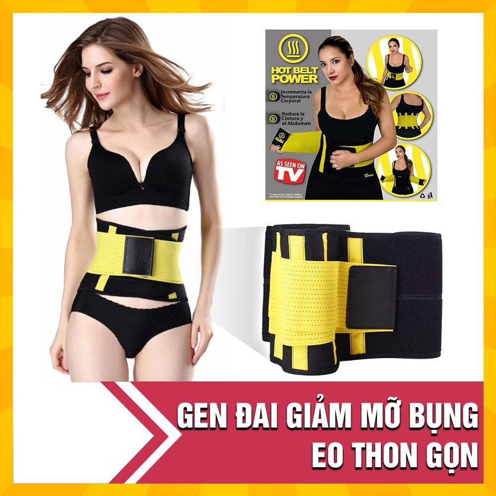 Đai quấn nóng sinh nhiệt giảm mỡ đủ size