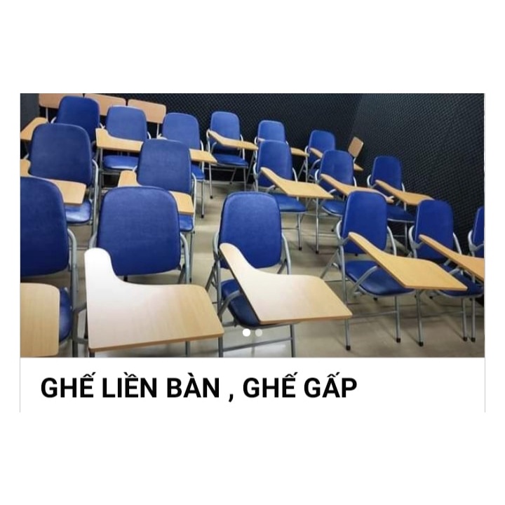 Ghế gấp liền bàn ghế học sinh liền bàn chân sơn tĩnh điện giá rẻ