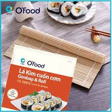 Rong biển cuộn cơm/ Lá kim cuốn cơm Hàn Quốc O'food 10g (dùng làm gimbap,sushi,...)