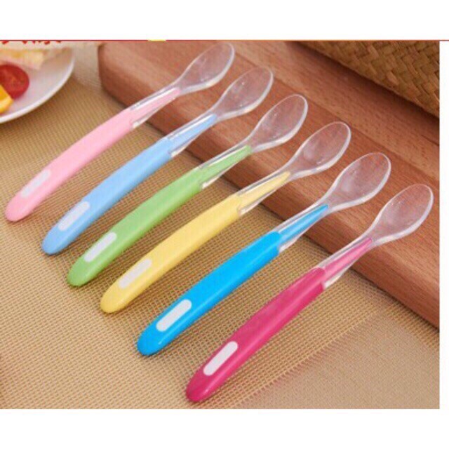 Thìa Ăn Dặm Silicon Cho Bé