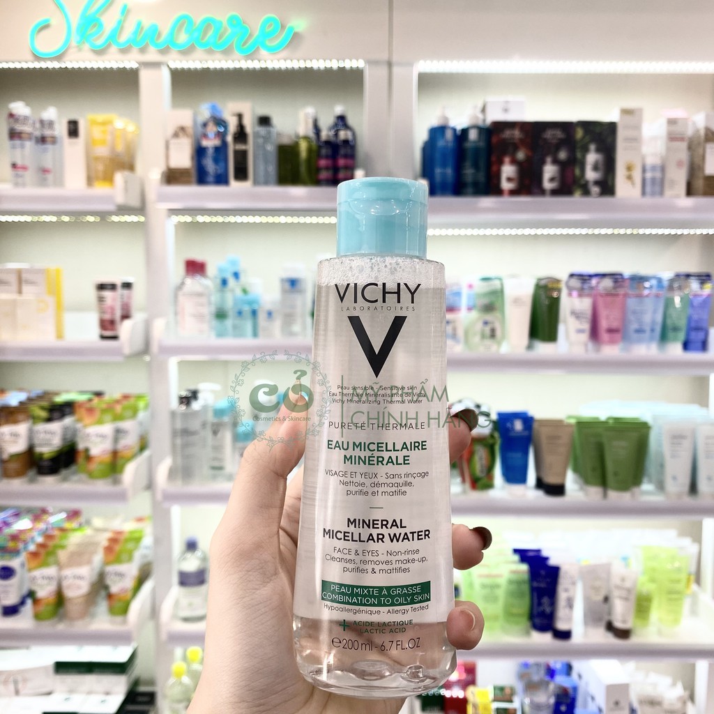 Nước tẩy trang dành cho dầu, da hỗn hợp và da nhạy cảm Vichy Mineral Micellar Water Skin