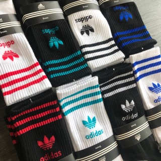 Tất Vớ Dài 3 Sọc cotton 100%