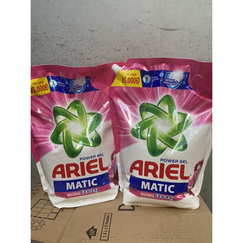 COMBO 2 Túi Nước Giặt Ariel Hương Downy 3,2kgX2 (Mầu hồng)