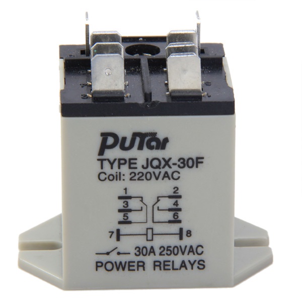 [Hi-tech]  JQX-30F 220V Coil AC Rating 250V 30 A 8-pin   type Power relay