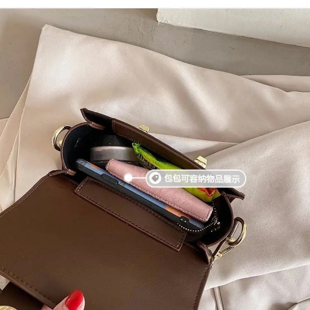 Túi Xách Mini Cầm Tay Nữ Chất Da Rắn Tặng Kèm Dây Đeo Chéo Size 18