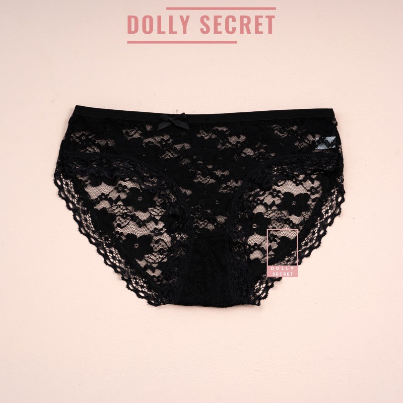 Quần lót ren gợi cảm sexy siêu mỏng xuyên thấu nhiều màu DOLLY SECRET QL015 | BigBuy360 - bigbuy360.vn