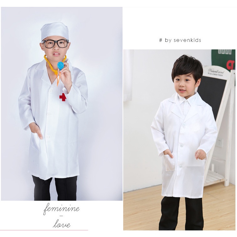 Bộ đồ hóa trang bác sĩ kèm ống nghe cho trẻ em