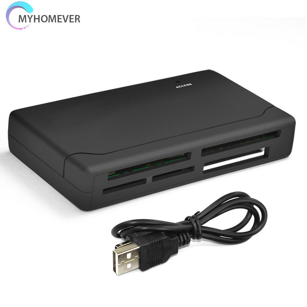 myhomever BlackAll in OneMemoryCardReaderUSBExternal SD SDHC Mini Micro M2 MMC XD CF