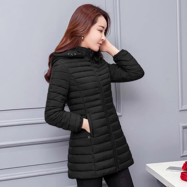 Áo phao nhăn dáng lỡ hàng QCCC