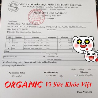 Bột Mầm Đậu Nành Hữu Cơ LONG LIÊN 500gr [Chính Hãng]
