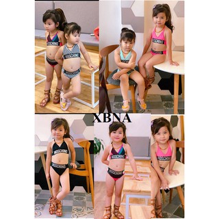 Áo bơi - Bikini Moschino cao cấp cho bé gái