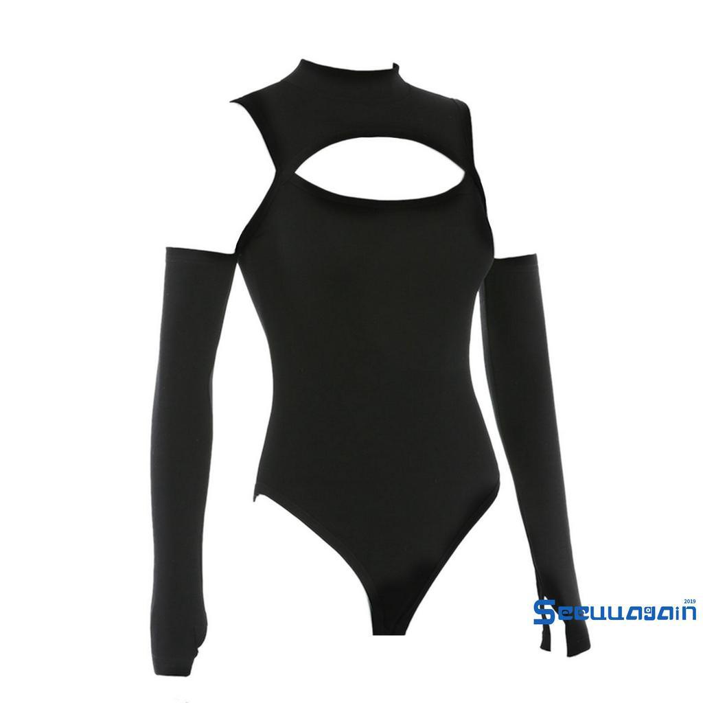 Jumpsuit Tay Dài Thời Trang Quyến Rũ Cho Nữ