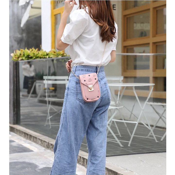 Túi đeo chéo nữ đựng điện thoại nhỏ xinh dây xích thời trang đi chơi dạo phố HX150