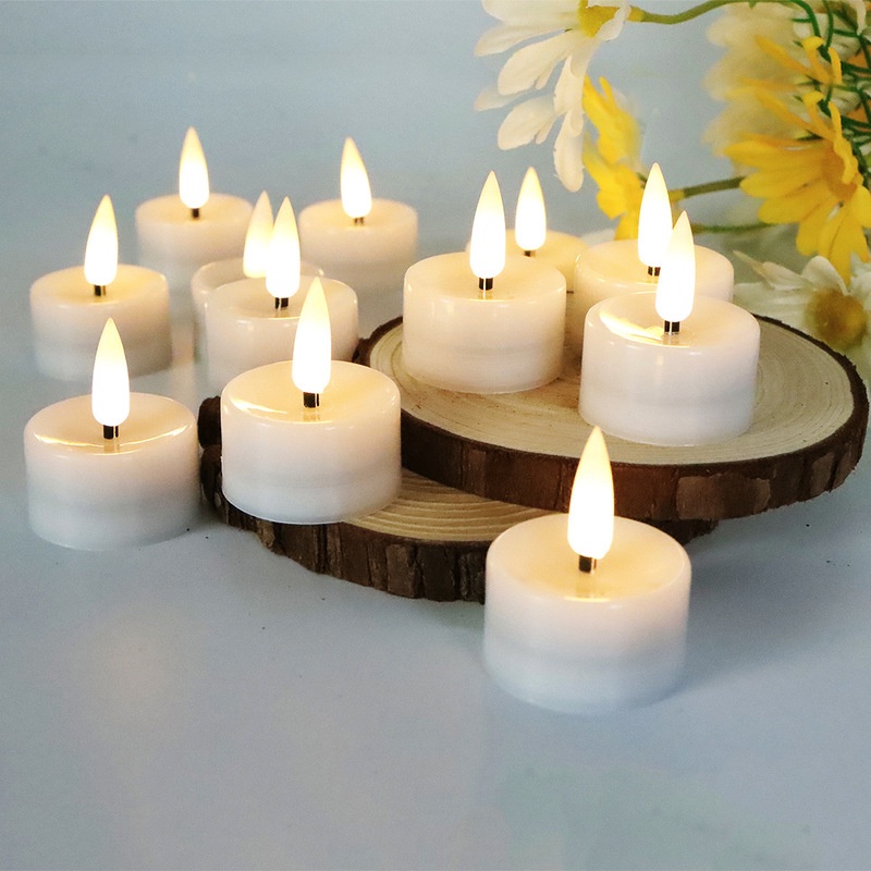 Đèn LED Giả Nến Không Khói Lãng Mạn Trang Trí Nhà Cửa