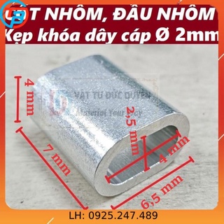 Cốt nhôm đầu nhôm khóa dây cáp cáp thép sài gòn