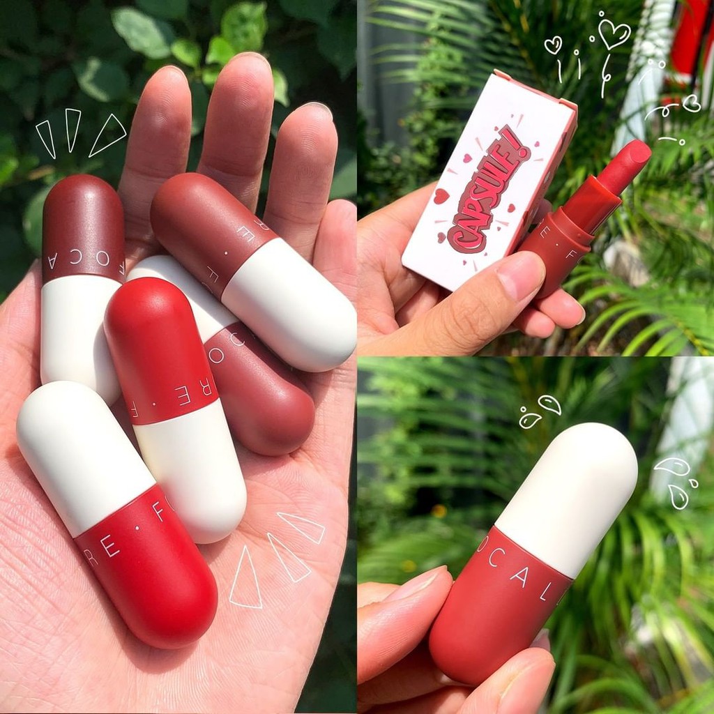 (Hàng Mới Về) Son Lì Focallure Mini Fa87 Thiết Kế Hình Viên Thuốc Độc Đáo