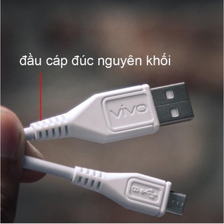 Cáp sạc nhanh Vivo 2A cổng Micro Usb (Trắng)