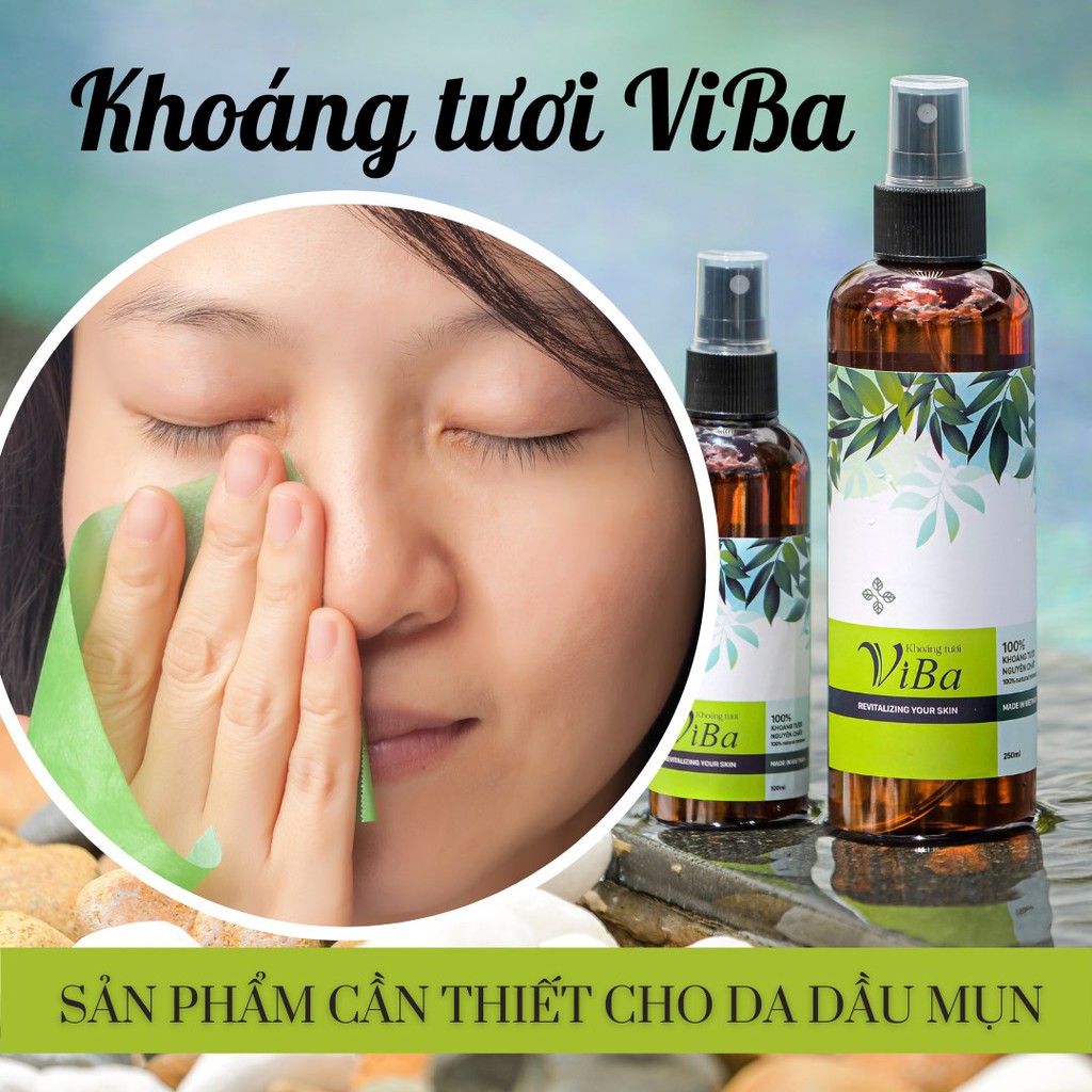 [Hàng chính hãng] Xịt khoáng tươi ViBa cấp ẩm cân bằng PH se nhỏ lỗ chân lông | BigBuy360 - bigbuy360.vn