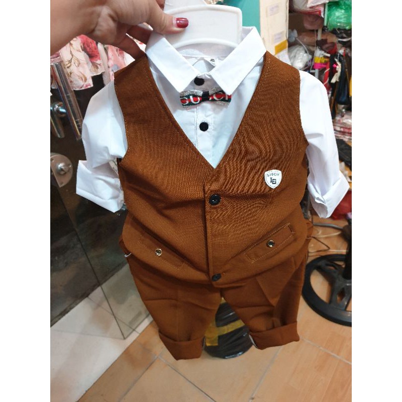 Bộ công tử vest cao cấp cho bé trai 8-16kg