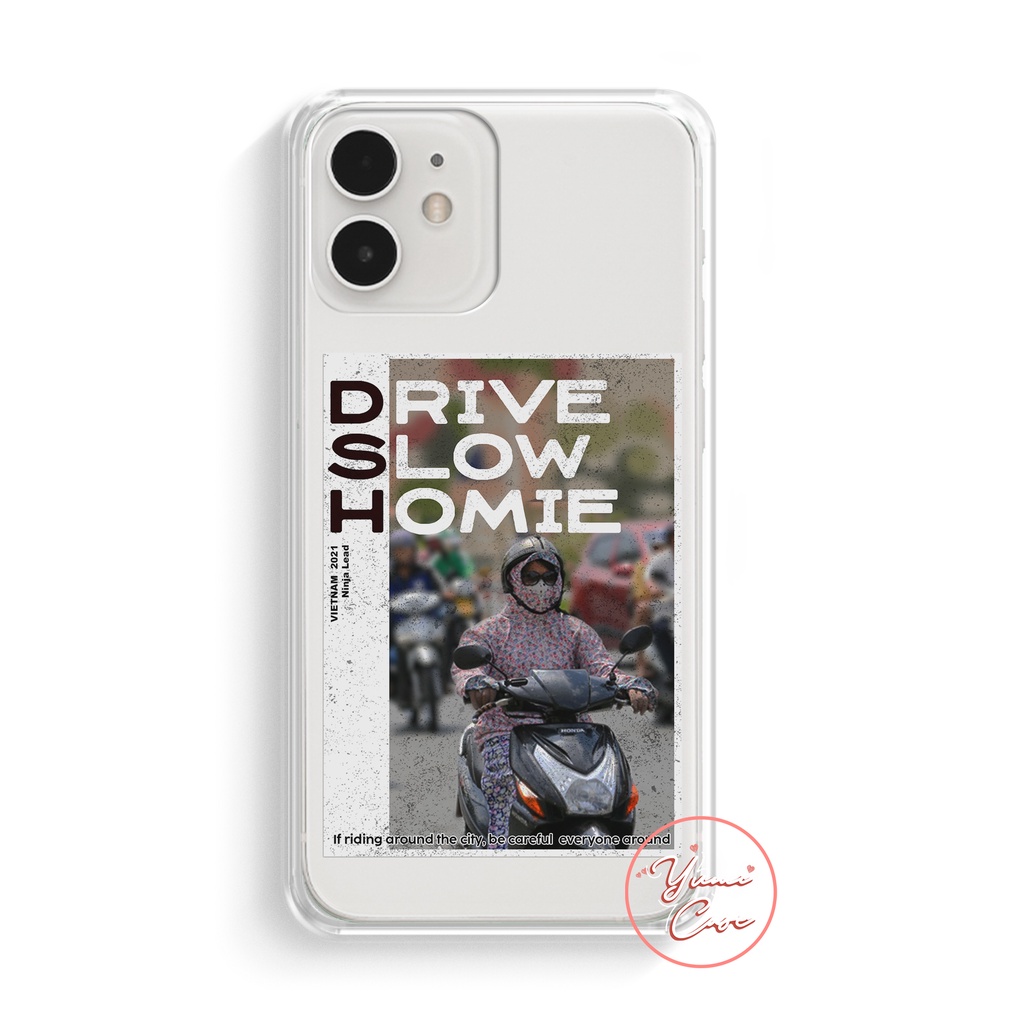Ốp lưng điện thoại cho Samsung S22/ S22 Plus/ S22 Ultra/ S22 FE TRONG - ĐEN Yumi Case