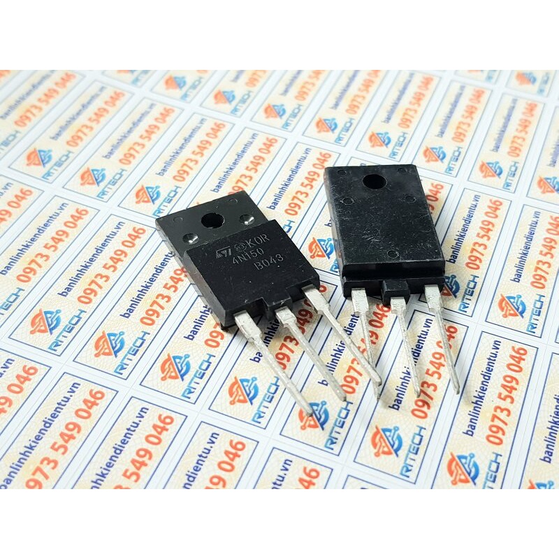 4N150 STFW4N150 Mosfet Kênh-N 4A/1500V TO-3PF