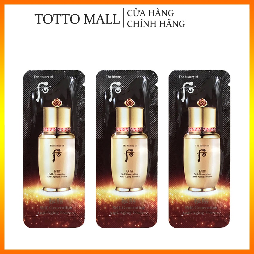 [30 gói] Tinh Chất Whoo tự sinh cho làn da sức mạnh tự tái sinh - Bichup Bichup Self-Generating Anti-Aging Essence Whoo