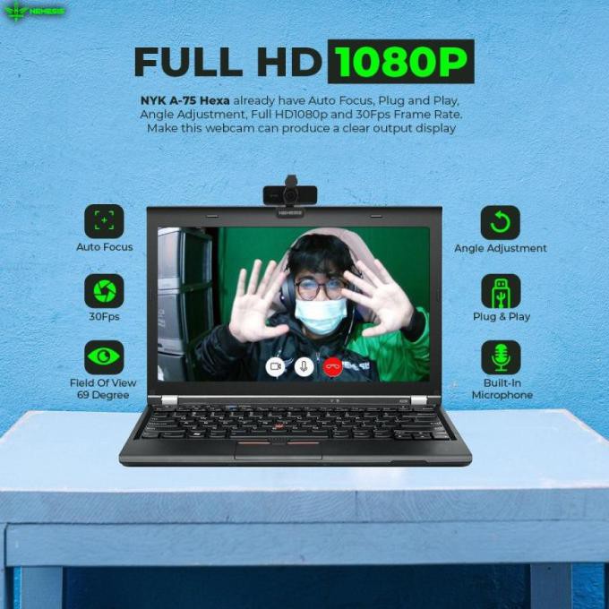 Webcam Nyk Nemesis A75 Hexa 1080p | BigBuy360 - bigbuy360.vn