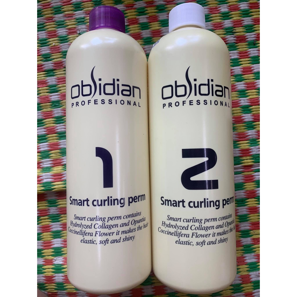  CẶP THUỐC UỐN TÓC 3D OBSIDIAN 500ML X 2