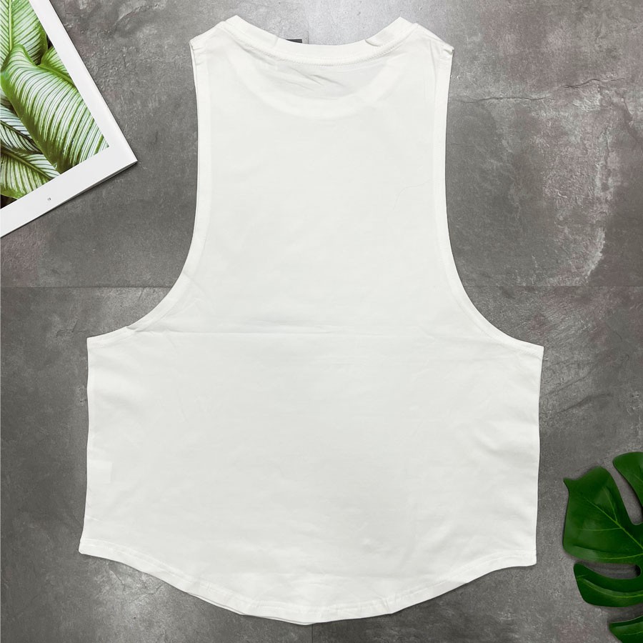 Áo Ba Lỗ Nam - Tanktop GYM  HỌA TIẾT- Xẻ Rộng - Siêu Mát