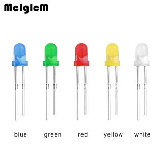 Bộ đi ốt đèn LED 5mm màu trắng vàng đỏ xanh lá và xanh dương