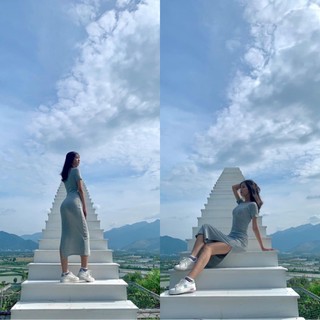 Đầm Ôm Body Xẻ Tà Tôn Dáng