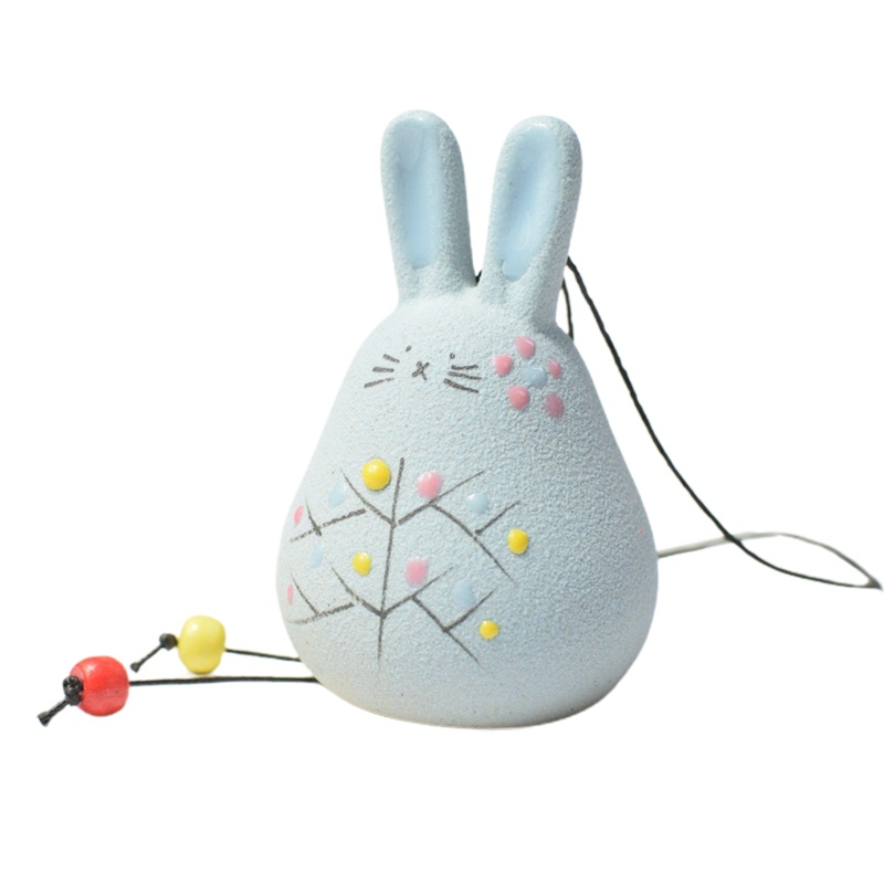 Chuông Gió Đồ Chơi Mini Hình Thỏ Sáng Tạo Cho Trẻ Em Và Người Lớn