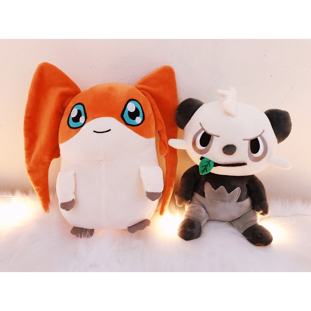 COMBO 2 GẤU BÔNG POKEMON (PATAMON 25CM + GẤU TRÚC PANCHAM YANCHAM 30CM) GB396