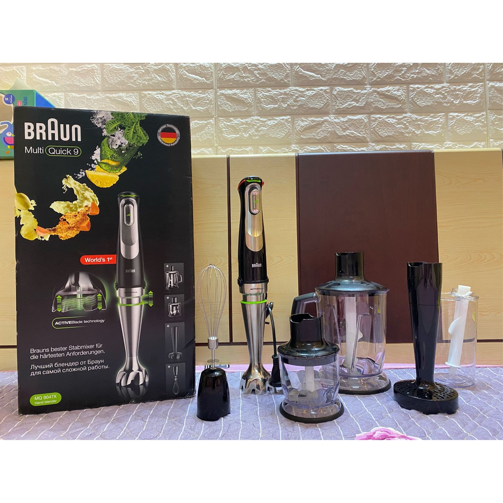 Máy xay cầm tay thế hệ mới MultiQuick 9 Hand blender Braun MQ9047X