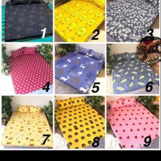 Thanh lý 20 bộ ga chun + 2 vỏ gối đầu giá gốc