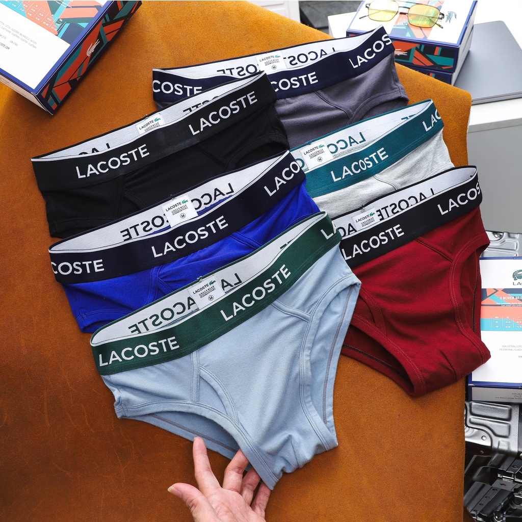 Quần lót tam giác nam chất liệu cotton lạnh siêu mịn mát 8635