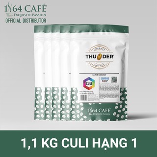 1,1kg cà phê culi robusta rang xay tinh khiết 100% - 1864 café