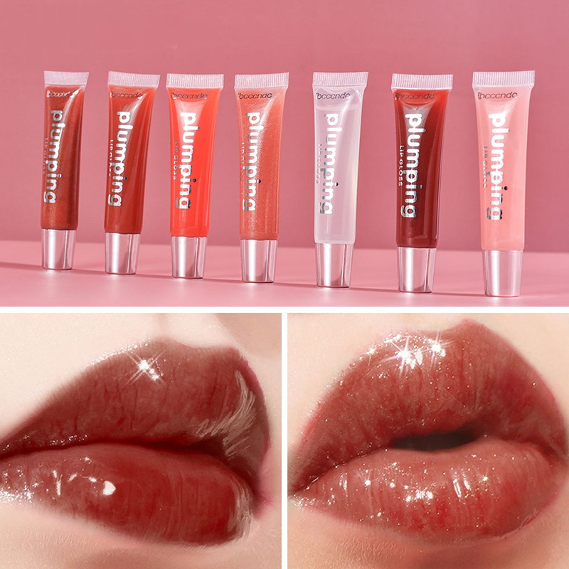 ibcccndc Moisturizing Lip Plumper Gloss Shiny Glitter Lip Enhancer Nourishing Lip Plumper Liquid Lipstick | BigBuy360 - bigbuy360.vn