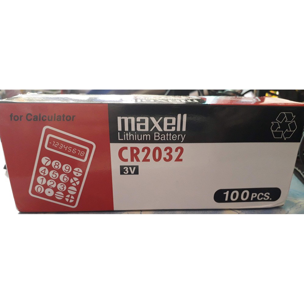 Pin CMOS Maxell CR2032 vỉ 5 viên. Hàng chính hãng. Vi Tính Quốc Duy