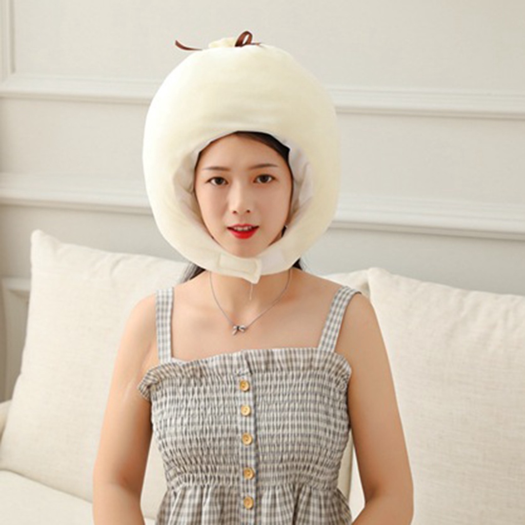 Mũ trùm đầu hình đùi gà/ bánh bao nhồi bông mềm mại dễ thương