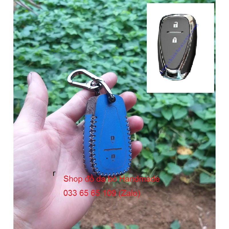 [Chevrolet trax] Bao da chìa khóa chevrolet trax bằng da thật, kèm tặng móc khóa, giá xưởng