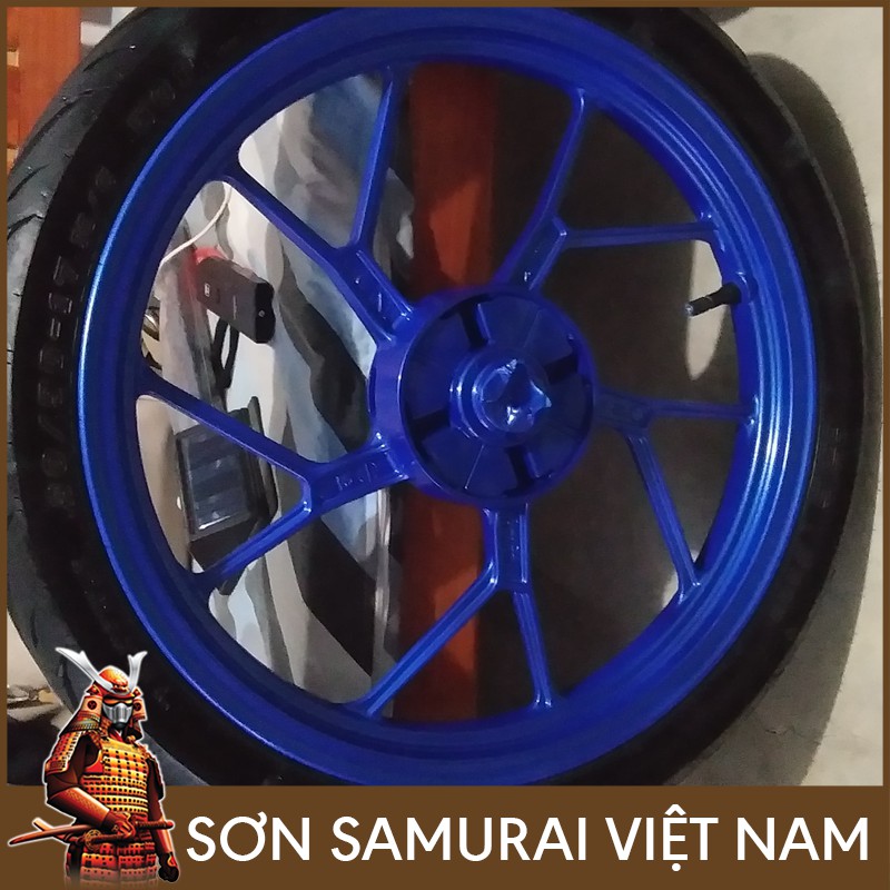 Chai sơn samurai màu xanh kim loại Y9094 - Sơn Samurai