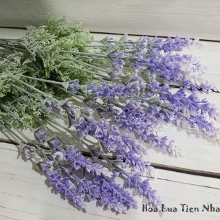 Cành hoa violet giả cao cấp đài loan